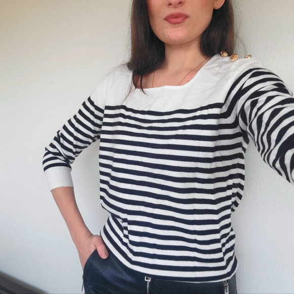 Viscose blend knit top - Picture 3 of 7